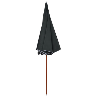 Vidaxl parasol met stalen paal 300 cm antracietkleurig