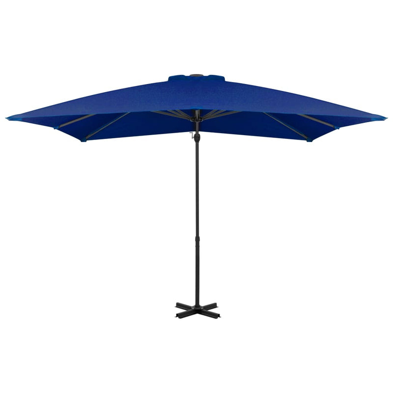 Load image into Gallery viewer, Vidaxl zweefparasol met aluminium paal 250x250 cm azuurblauw
