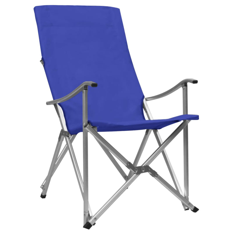 Load image into Gallery viewer, VidaXL Campingstoelen inklapbaar 2 st blauw
