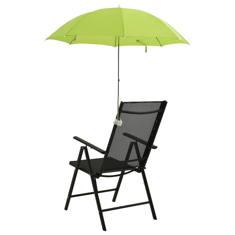 Load image into Gallery viewer, Vidaxl campingstoelparasols 2 st 105 cm groen
