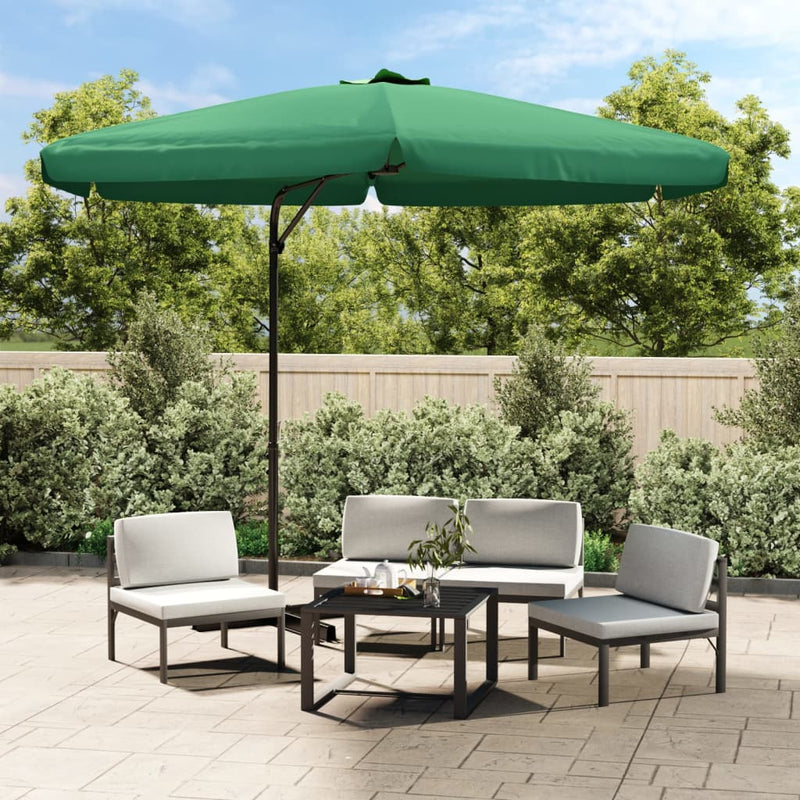 Load image into Gallery viewer, Vidaxl parasol met stalen paal 300 cm groen

