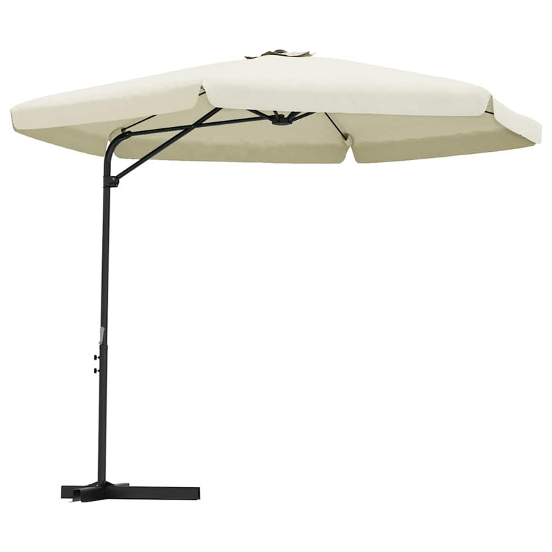 Load image into Gallery viewer, Vidaxl parasol met stalen paal 300 cm zandwit
