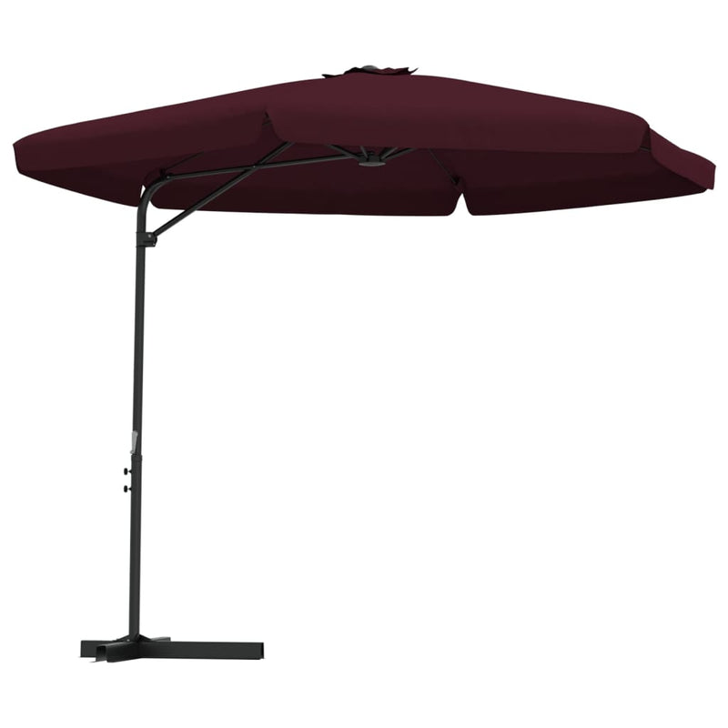 Load image into Gallery viewer, Vidaxl parasol met stalen paal 300 cm bordeauxrood

