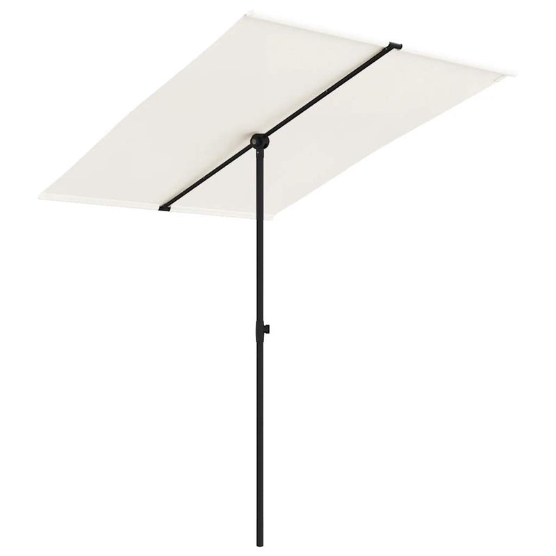 Load image into Gallery viewer, Vidaxl parasol met aluminium paal 2x1,5 m zandwit
