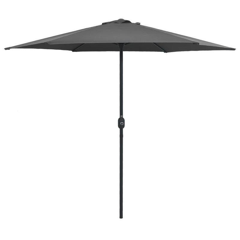 Load image into Gallery viewer, Vidaxl parasol met aluminium paal 270x246 cm antracietkleurig
