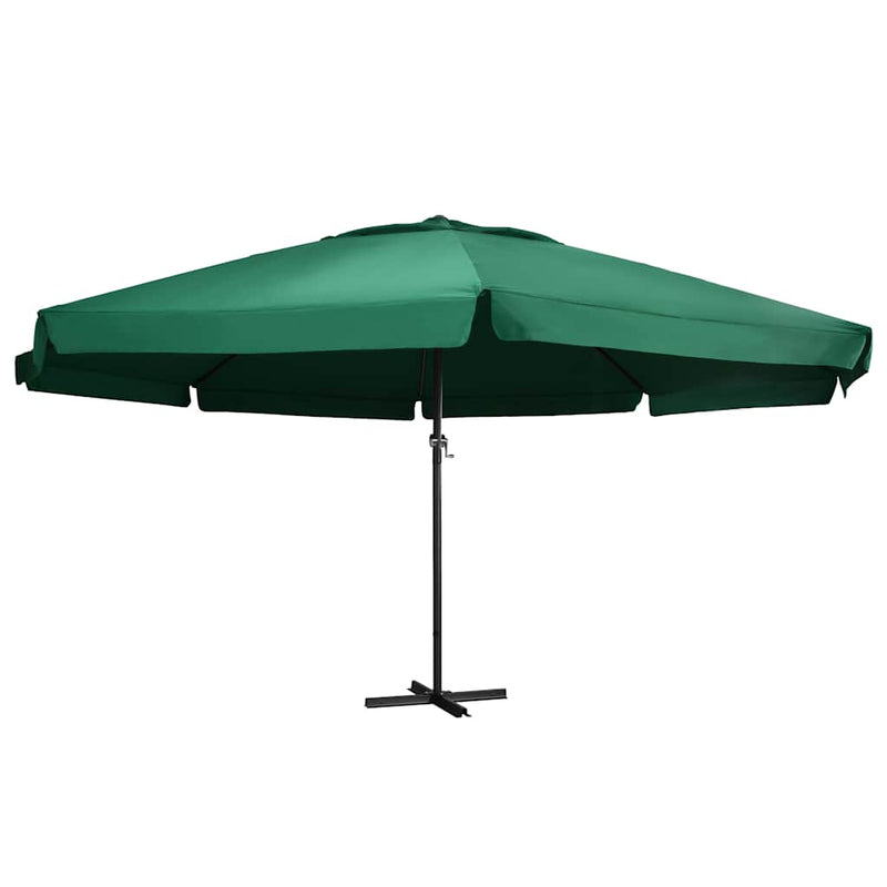 Load image into Gallery viewer, Vidaxl parasol met aluminium paal 600 cm groen
