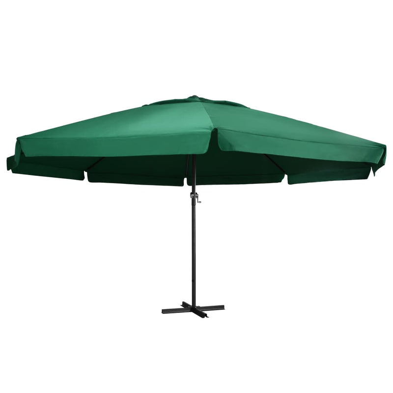 Load image into Gallery viewer, Vidaxl parasol met aluminium paal 600 cm groen
