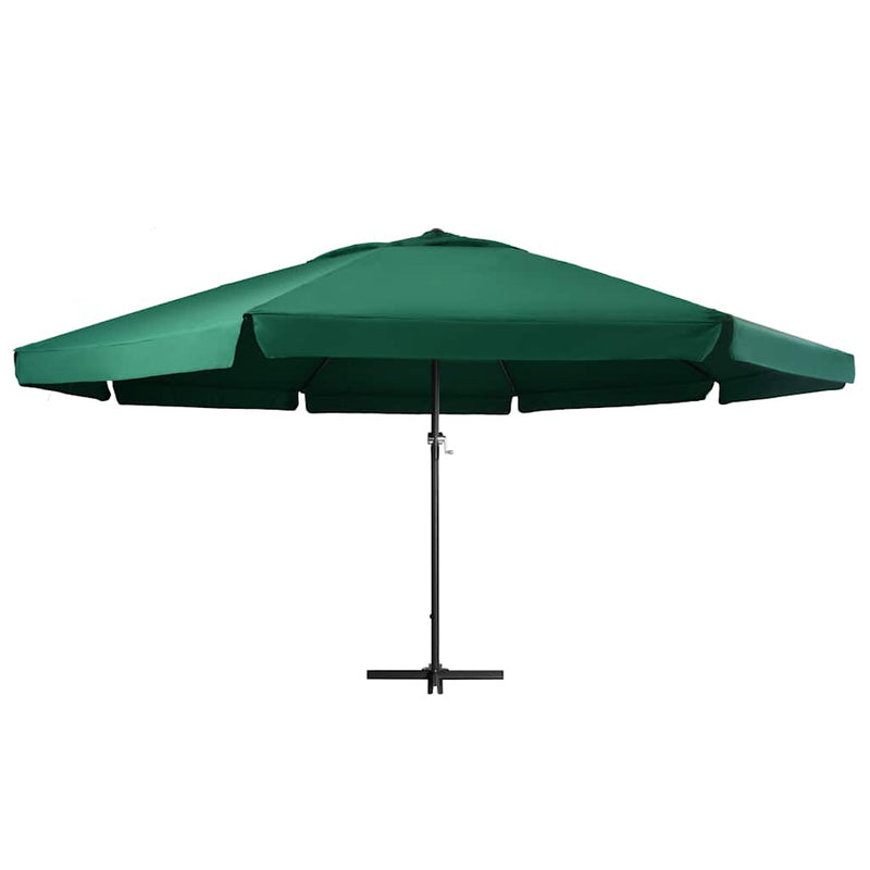 Load image into Gallery viewer, Vidaxl parasol met aluminium paal 600 cm groen
