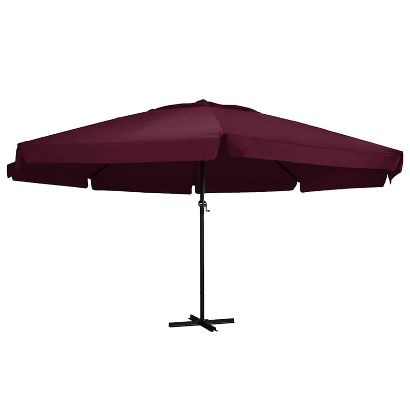 Load image into Gallery viewer, Vidaxl parasol met aluminium paal 600 cm bordeauxrood
