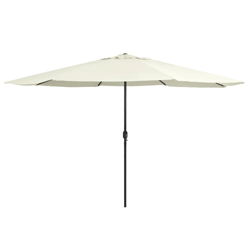Load image into Gallery viewer, VidaXL Parasol met metalen paal 390 cm zandwit
