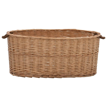 Vidaxl houtmand met handvatten 78x54x34 cm natuurlijk wilgenhout