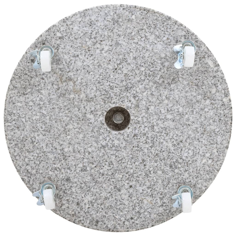 Load image into Gallery viewer, VidaXL Parasolvoet rond 30 kg graniet grijs
