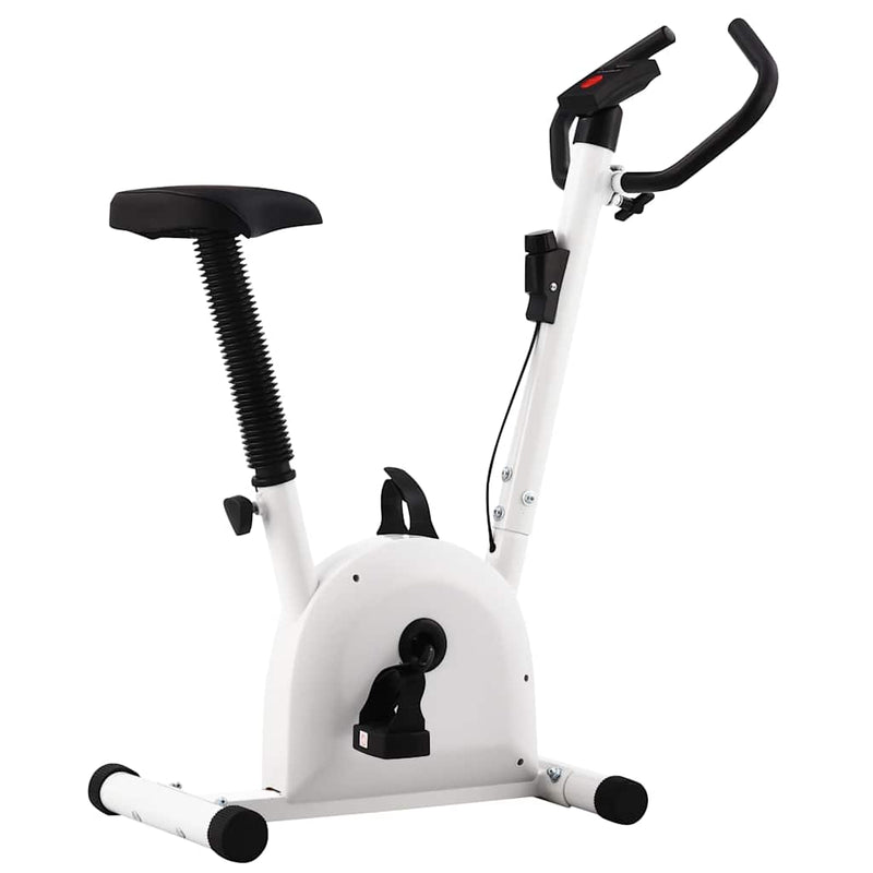Load image into Gallery viewer, Vidaxl hometrainer met bandweerstand wit
