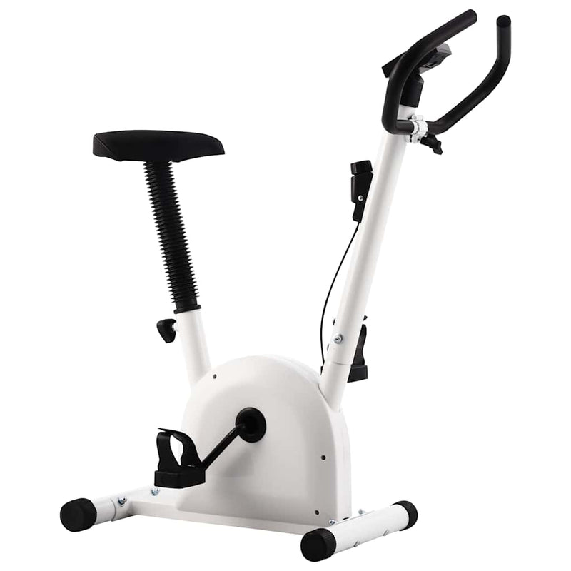 Load image into Gallery viewer, Vidaxl hometrainer met bandweerstand wit

