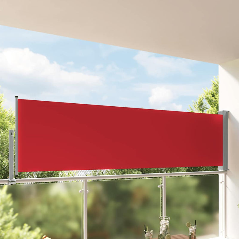 Load image into Gallery viewer, Vidaxl tuinscherm uittrekbaar 100x300 cm rood
