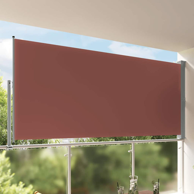 Load image into Gallery viewer, VidaXL Tuinscherm uittrekbaar 160x300 cm bruin
