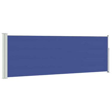 Vidaxl tuinscherm uittrekbaar 100x300 cm blauw
