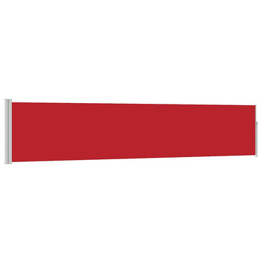 Vidaxl tuinscherm uittrekbaar 100x500 cm rood