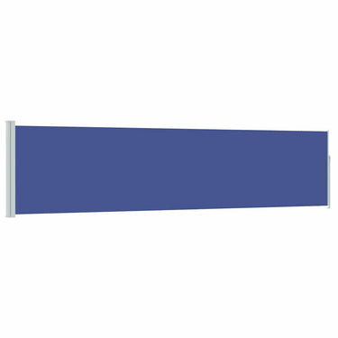 Vidaxl tuinscherm uittrekbaar 120x500 cm blauw