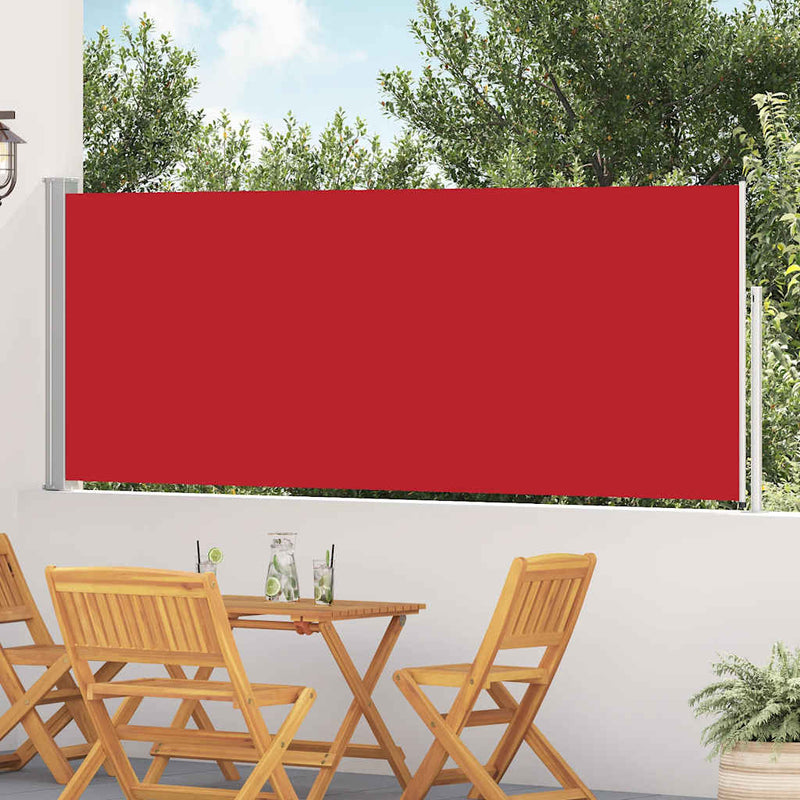 Load image into Gallery viewer, Vidaxl tuinscherm uittrekbaar 120x500 cm rood
