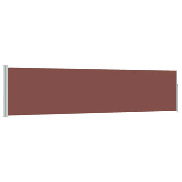 Vidaxl tuinscherm uittrekbaar 120x500 cm bruin