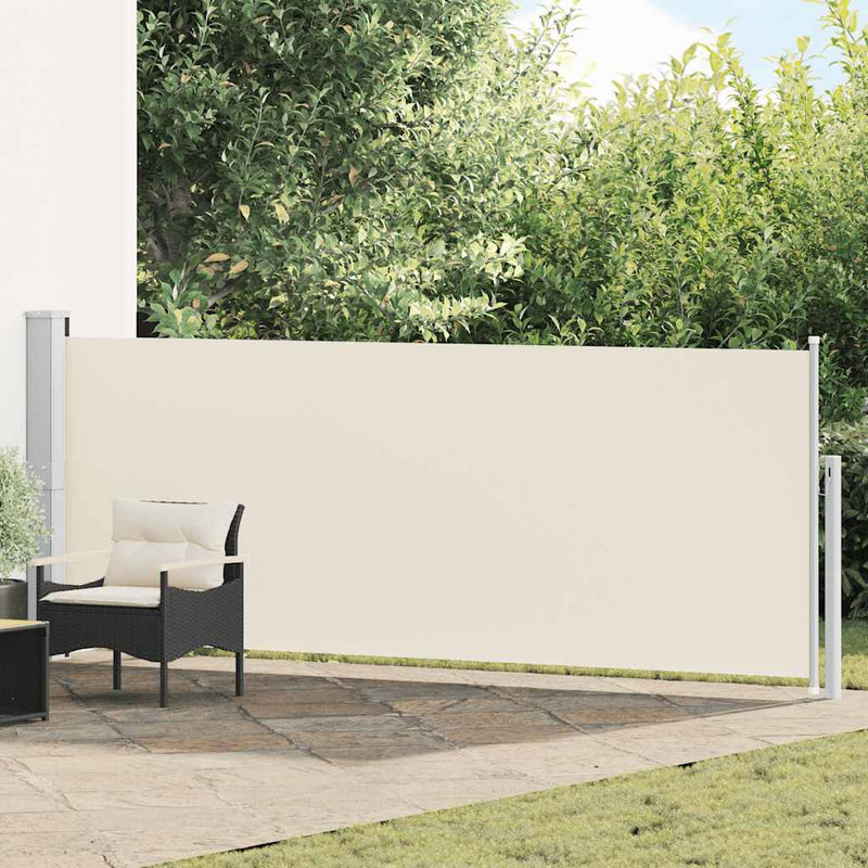 Load image into Gallery viewer, Vidaxl tuinscherm uittrekbaar 140x500 cm crème
