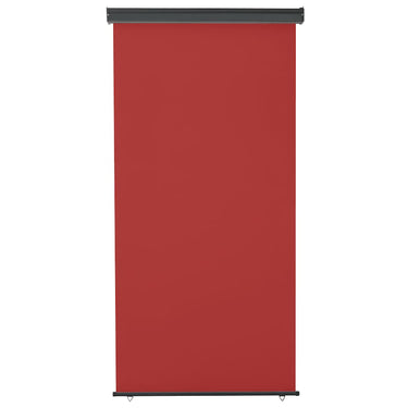 Vidaxl balkonscherm 125x250 cm rood