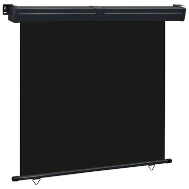 Vidaxl balkonscherm 165x250 cm zwart