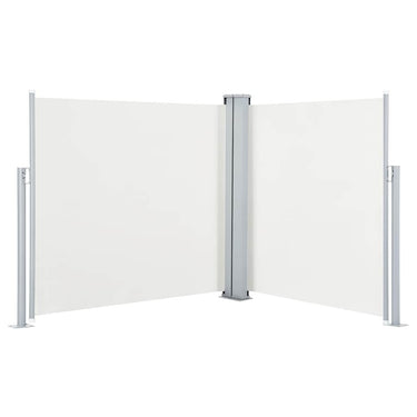 Vidaxl windscherm uittrekbaar 100x600 cm crème