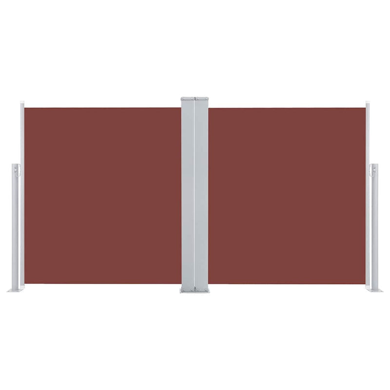 Load image into Gallery viewer, Vidaxl windscherm uittrekbaar 100x600 cm bruin
