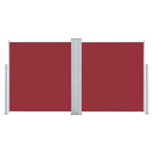Vidaxl windscherm uittrekbaar 100x600 cm rood