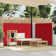 Vidaxl windscherm uittrekbaar 100x600 cm rood
