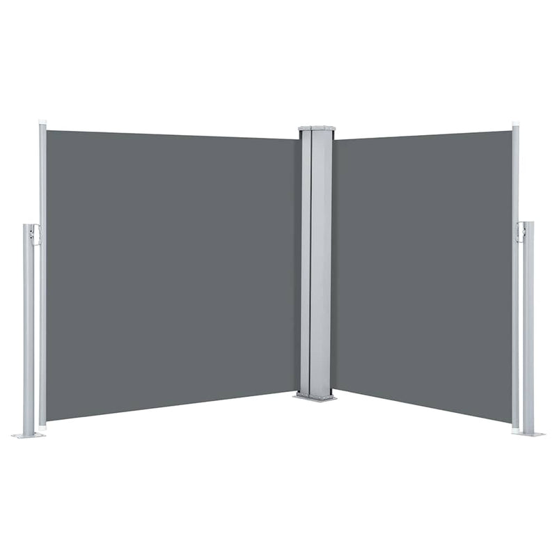 Load image into Gallery viewer, Vidaxl windscherm uittrekbaar 120x600 cm antraciet
