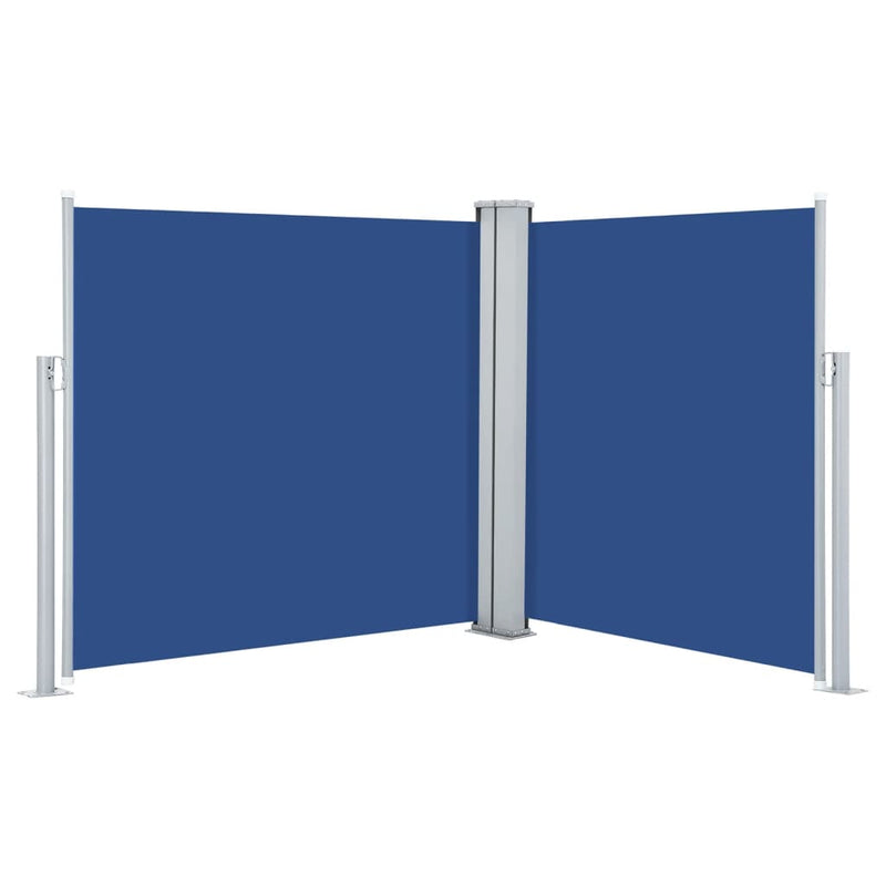 Load image into Gallery viewer, Vidaxl windscherm uittrekbaar 120x600 cm blauw
