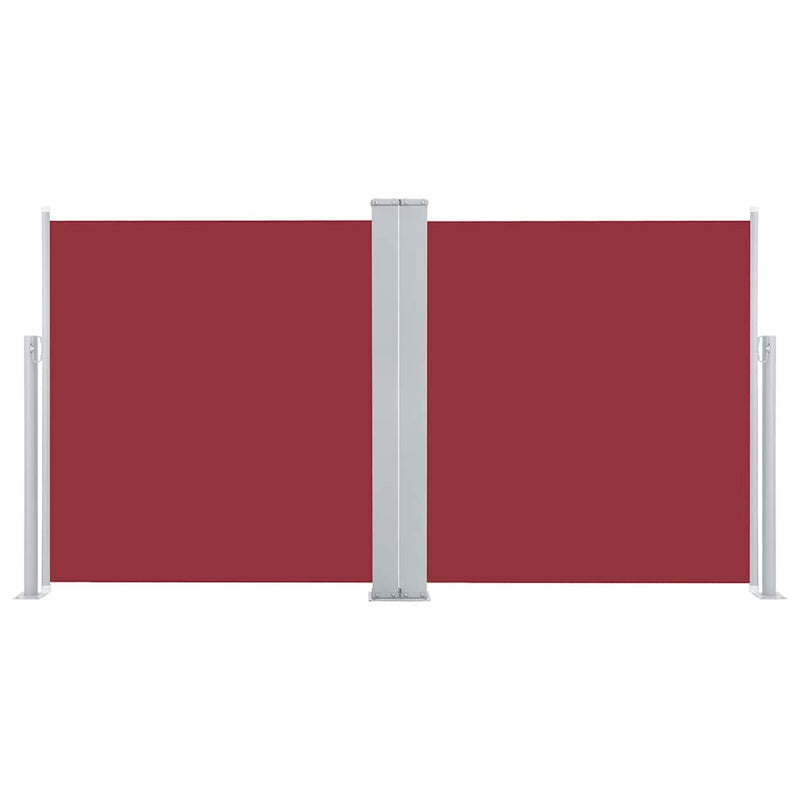 Load image into Gallery viewer, Vidaxl windscherm uittrekbaar 120x600 cm rood
