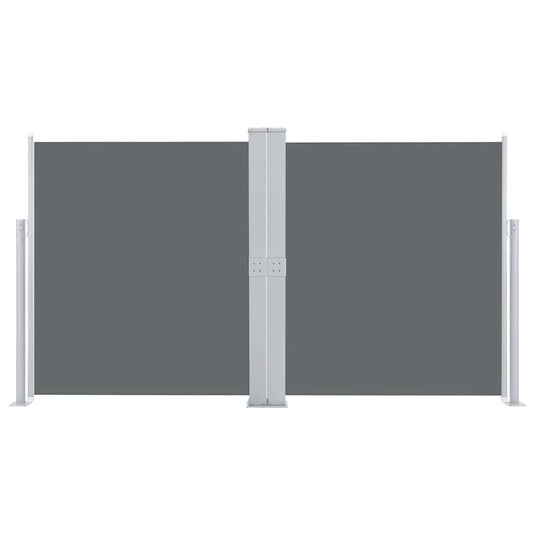 Vidaxl windscherm uittrekbaar 140x600 cm antraciet