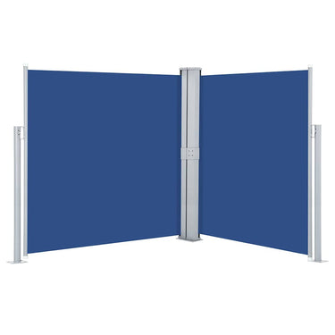 Vidaxl windscherm uittrekbaar 140x600 cm blauw