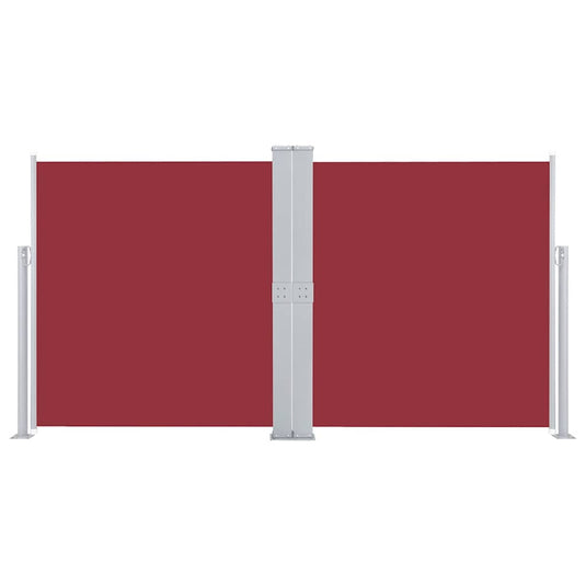 Vidaxl windscherm uittrekbaar 160x600 cm rood