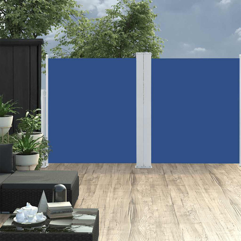 Load image into Gallery viewer, Vidaxl windscherm uittrekbaar 170x600 cm blauw
