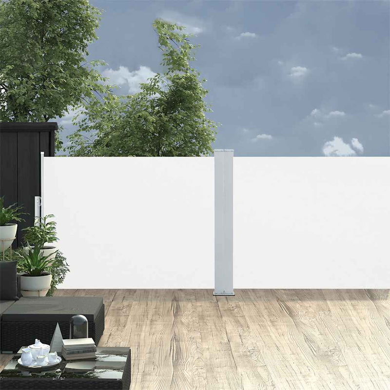 Load image into Gallery viewer, Vidaxl windscherm uittrekbaar 100x1000 cm crème
