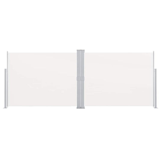 Vidaxl windscherm uittrekbaar 140x1000 cm crème