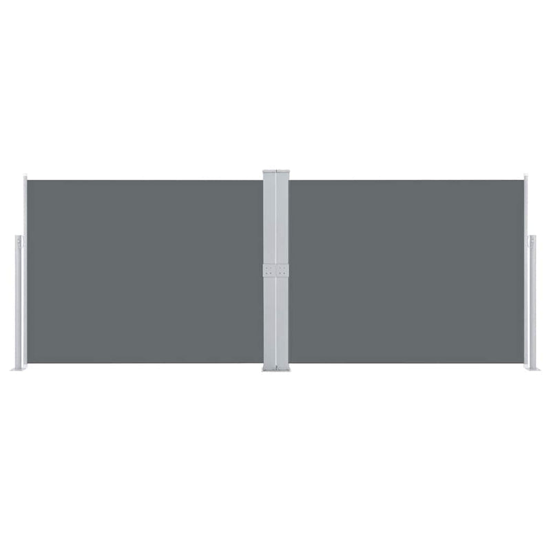 Load image into Gallery viewer, Vidaxl windscherm uittrekbaar 140x1000 cm antraciet
