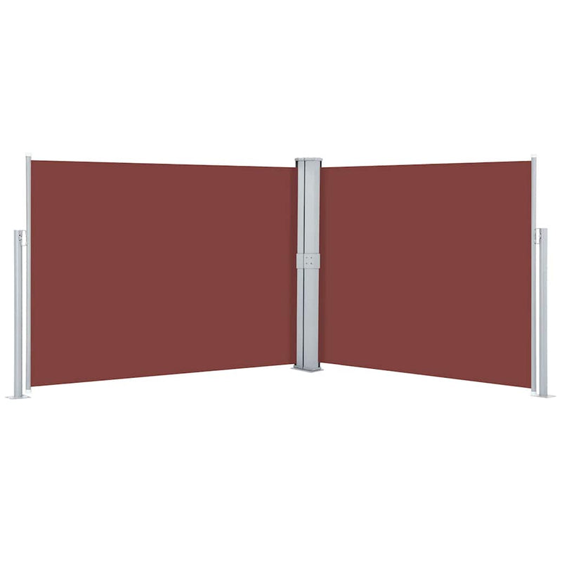 Load image into Gallery viewer, Vidaxl windscherm uittrekbaar 140x1000 cm bruin
