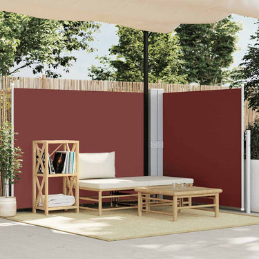 Vidaxl windscherm uittrekbaar 140x1000 cm bruin