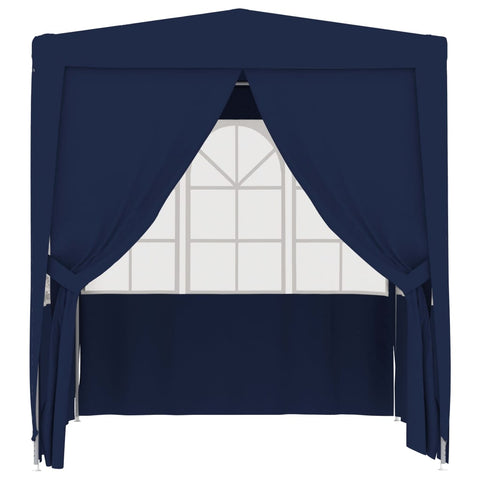 VidaXL Partytent met zijwanden professioneel 90 g m² 2x2 m blauw