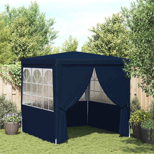 Vidaxl partytent met zijwanden professioneel 90 g m² 2,5x2,5 m blauw