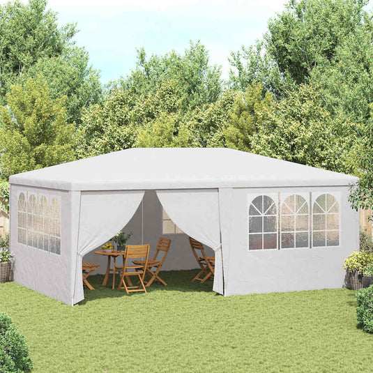 Vidaxl partytent met zijwanden professioneel 90 g m² 4x6 m wit