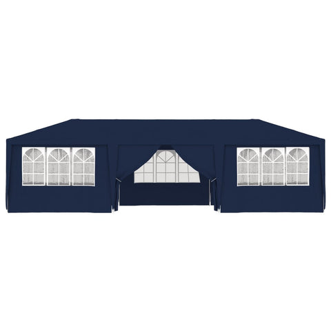 VidaXL Partytent met zijwanden professioneel 90 g m² 4x9 m blauw