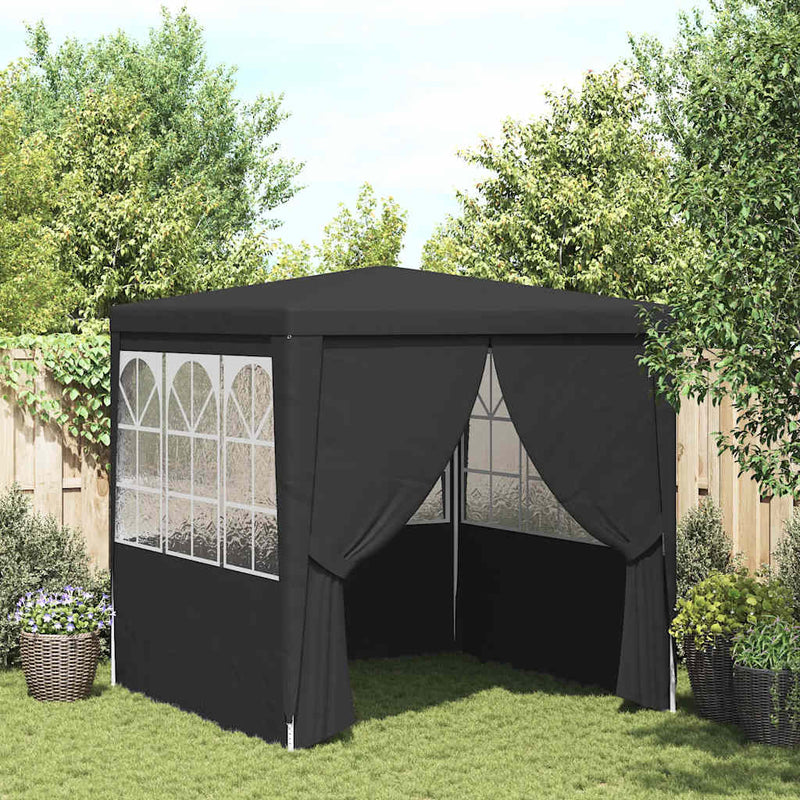 Load image into Gallery viewer, Vidaxl partytent met zijwanden professioneel 90 g m² 2x2 m antraciet
