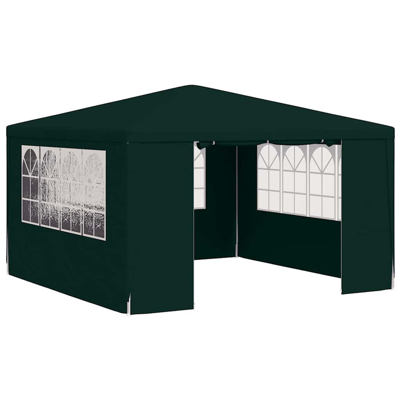 Load image into Gallery viewer, Vidaxl partytent met zijwanden professioneel 90 g m² 4x4 m groen
